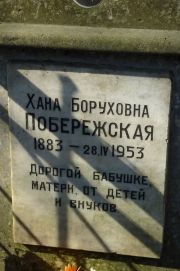 Побережская Хана Боруховна, Москва, Востряковское кладбище